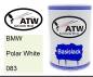 Preview: BMW, Polar White, 083: 500ml Lackdose, von ATW Autoteile West.